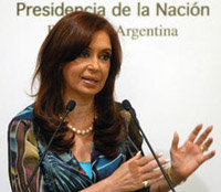 La presdienta presen tó el programa para el Bicentenario